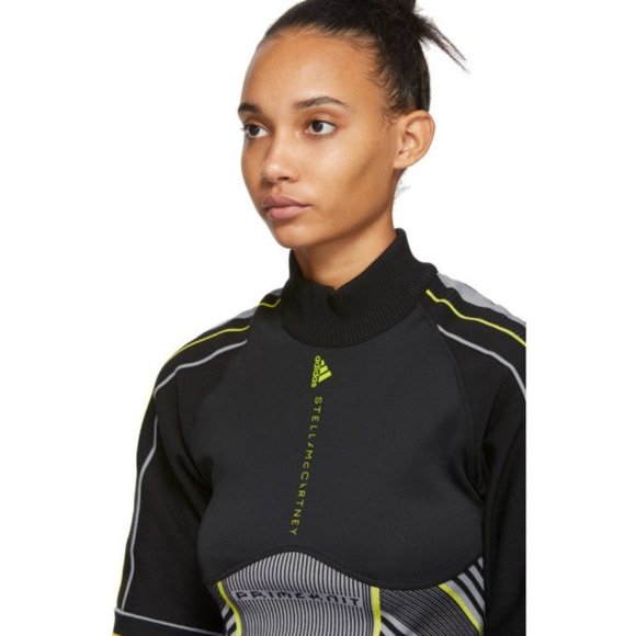 Adidas by Stella McCartney Run Geometric Turtleneck Pullover size L - Picture 9 of 9